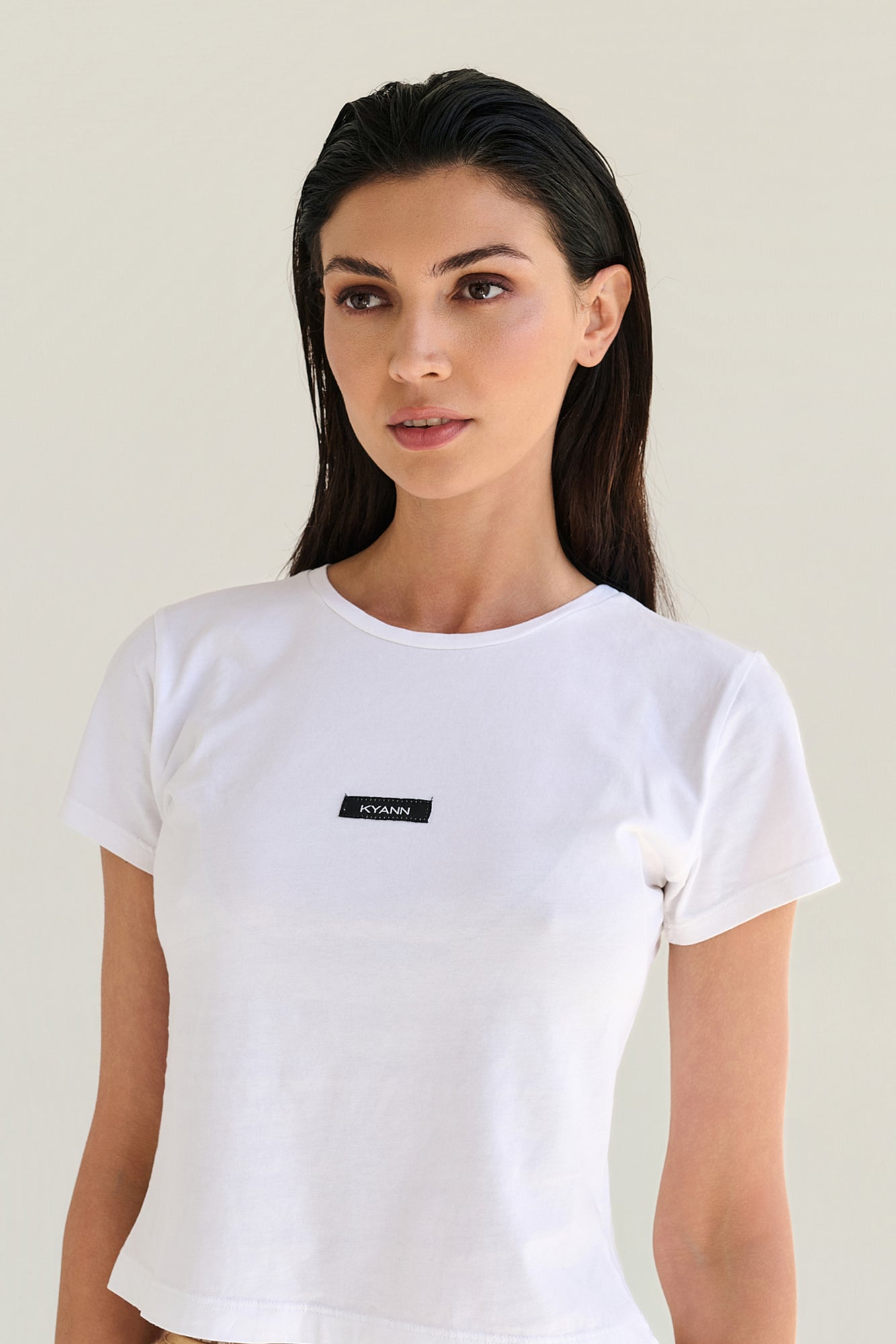 NINETIES FIT TEE — WHITE