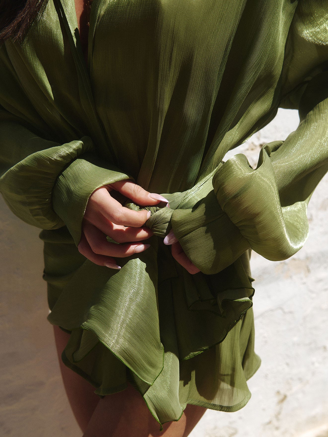 KYMA SHIRT — OLIVA