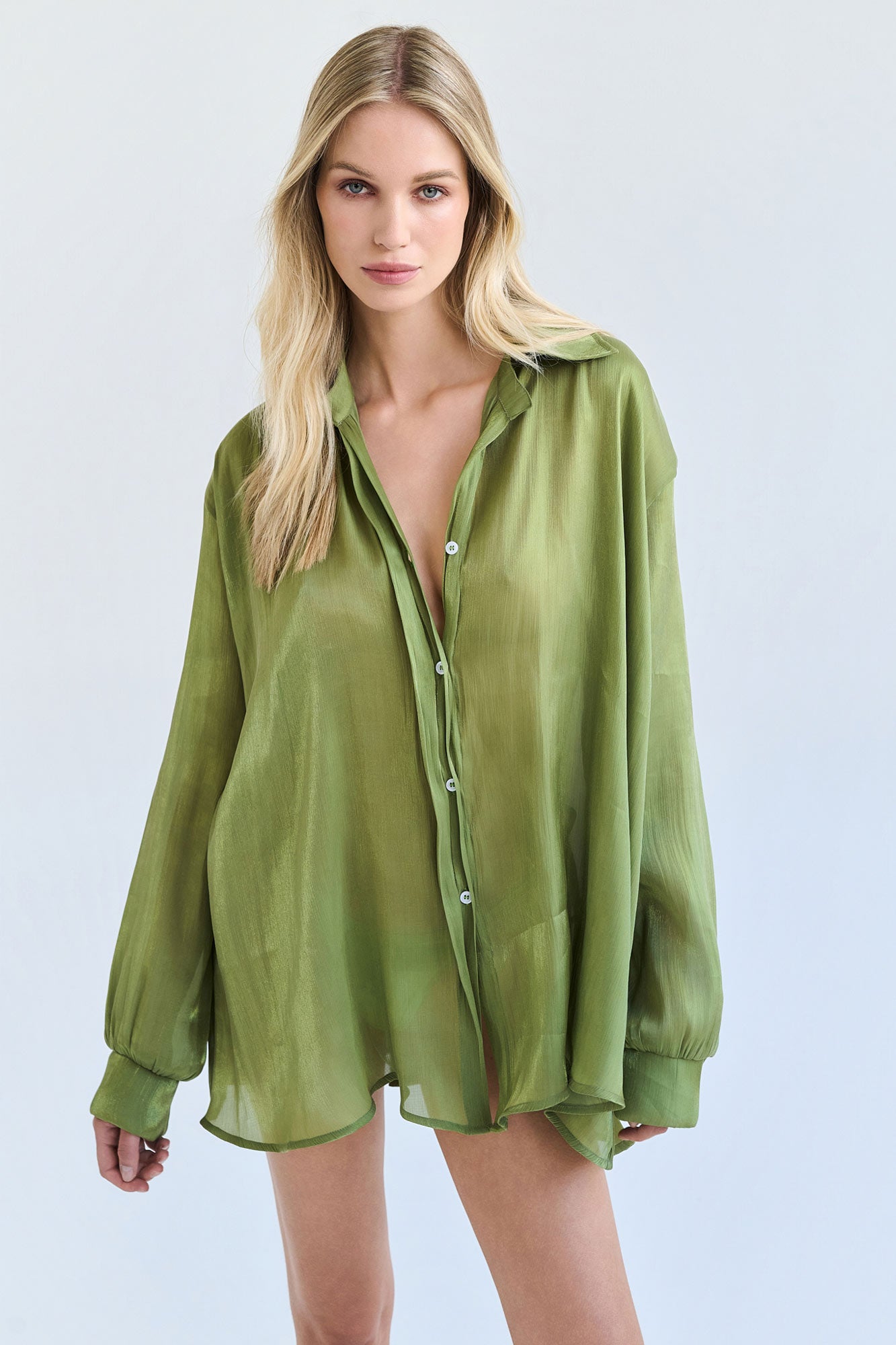 KYMA SHIRT — OLIVA