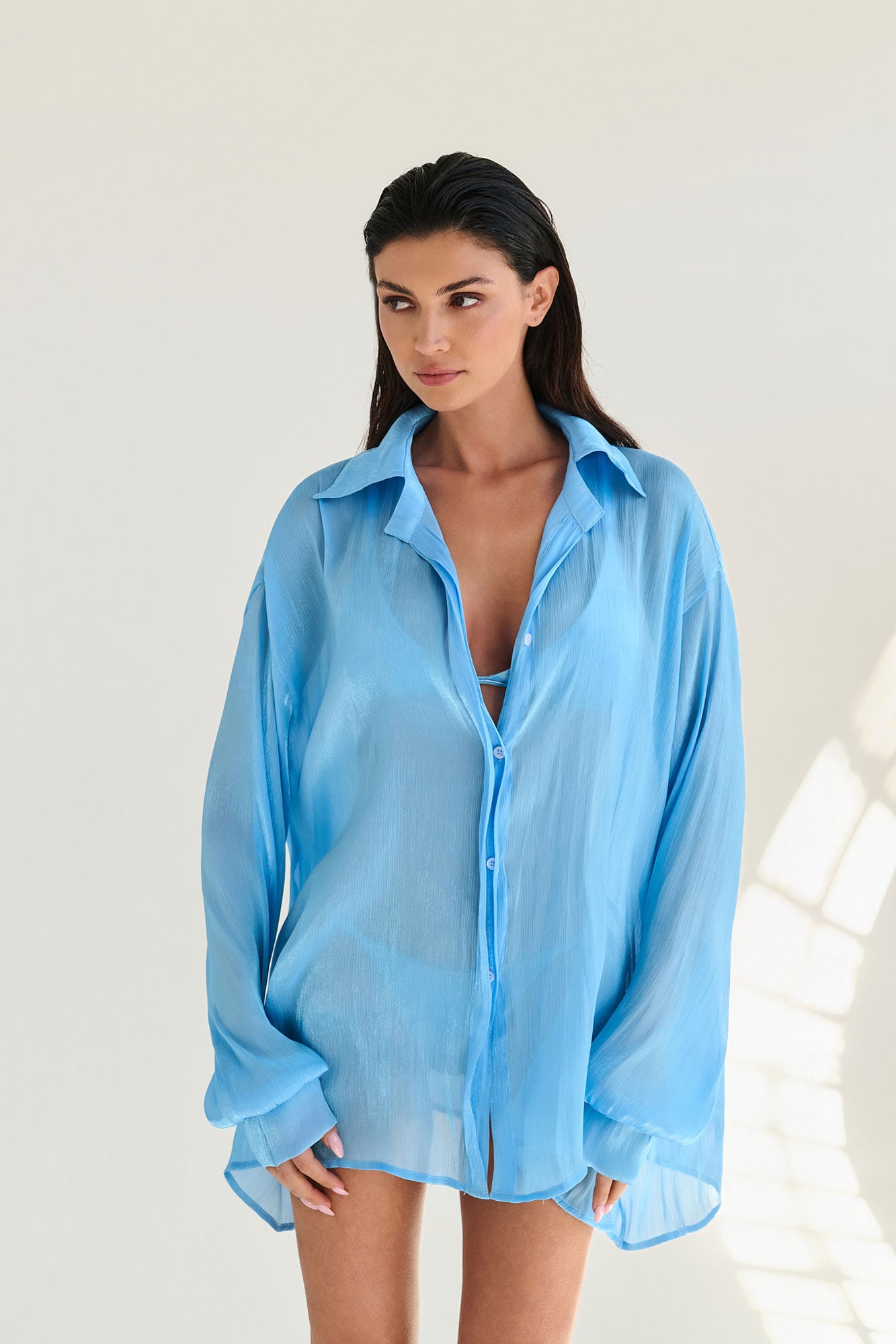 KYMA SHIRT — AZZURRA