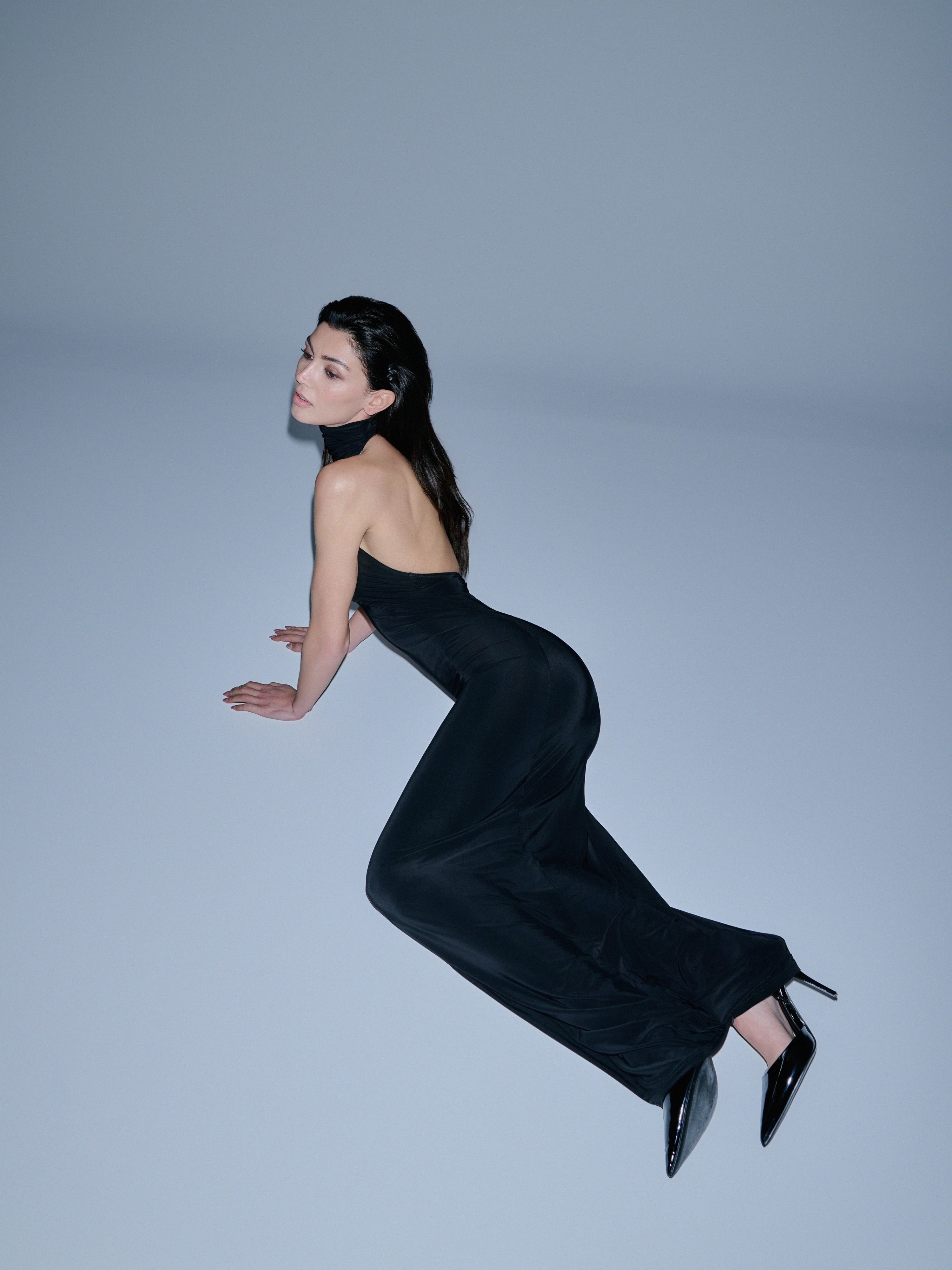 SCORPIO - Sleeveless Turtleneck Maxi Dress