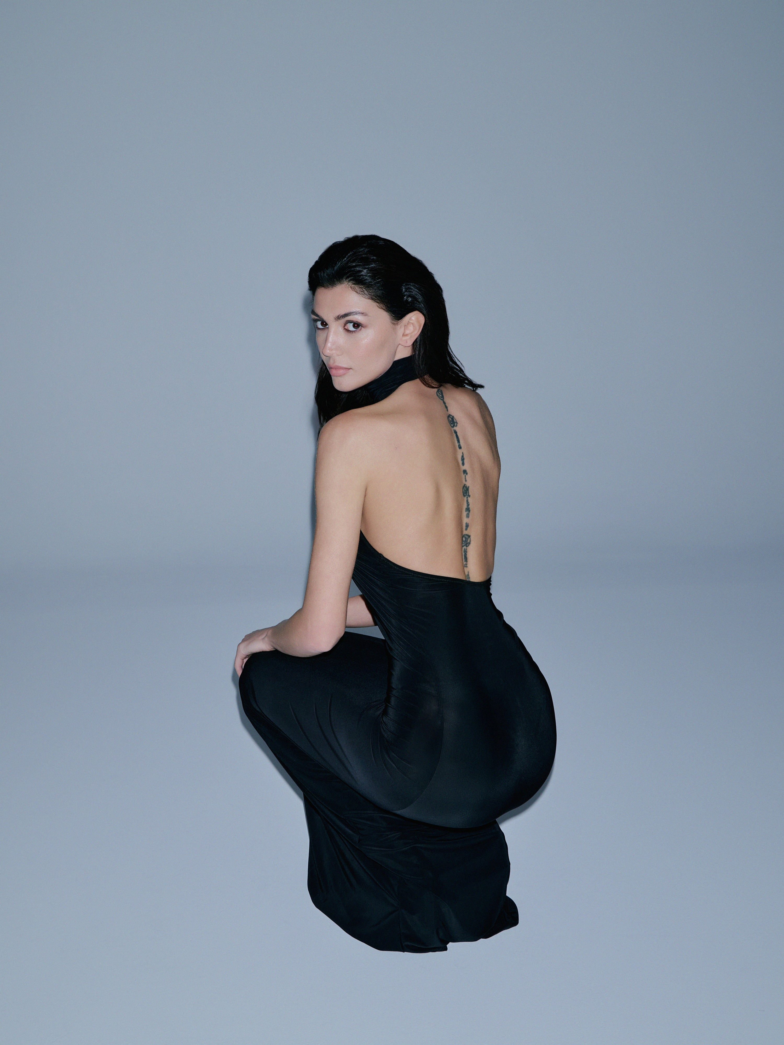 SCORPIO - Sleeveless Turtleneck Maxi Dress